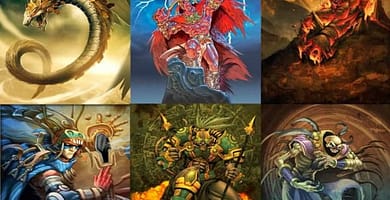 IMAGEN DE LOS DIOSES AZTECAS / IMAGES OF THE AZTEC GODS