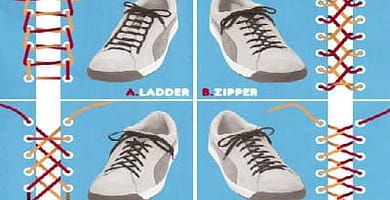 IMAGEN DE COMO ATAR CORDONES / how to tie laces image