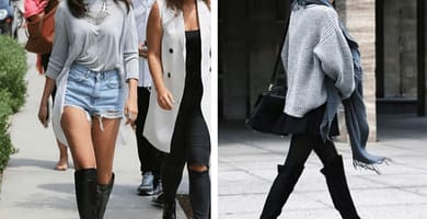 IMAGEN DE COMO COMBINAR BOTAS NEGRAS / IMAGE OF HOW TO COMBINE BLACK BOOTS